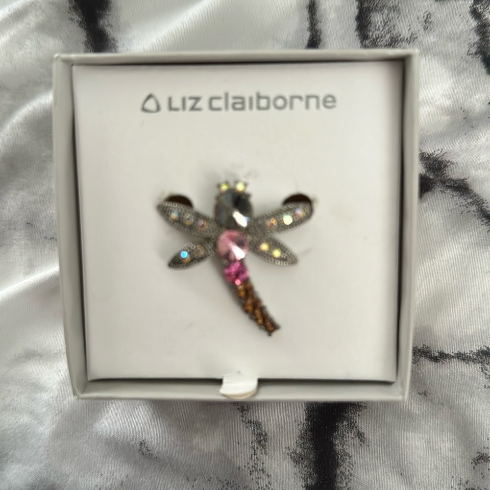 New in box Dragonfly brooch
